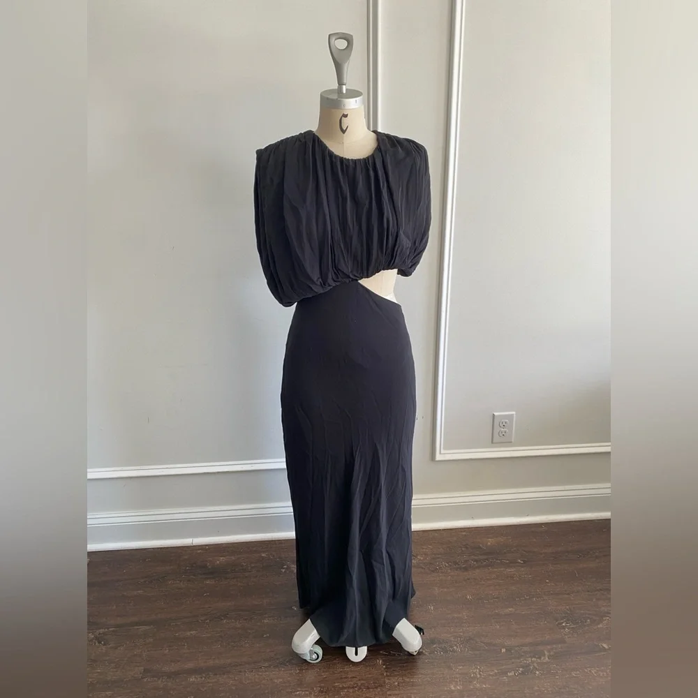 Anthropologie x Third Form - Overflow Drape MIDI Dress, size 6 - Picture 4 of 10